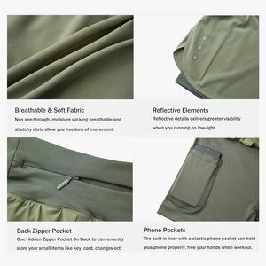 Olive Green Women's Athletic Shorts